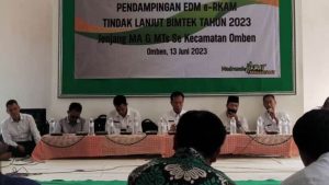 Kemenag Sampang Optimalkan Pendampingan EDM e-RKAM