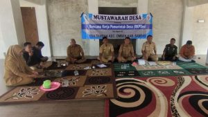 Pemdes Tambak Gelar Musdes RKPDes Tahun 2023