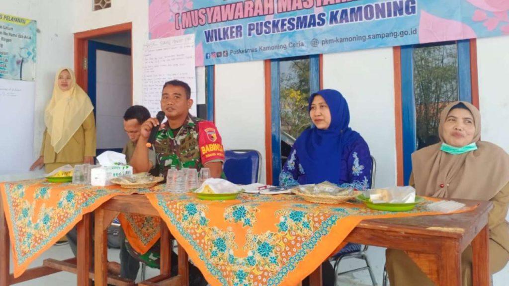 Babinsa Koramil Sampang Ajak Warga Jaga Pola Hidup Sehat