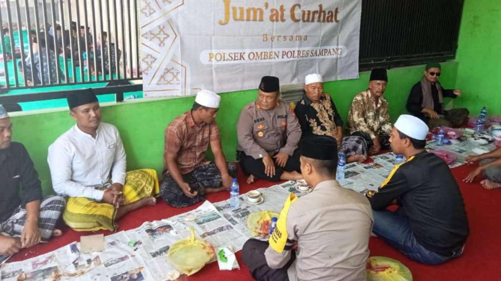 Jumat Curhat Polsek Omben Diapresiasi Masyarakat