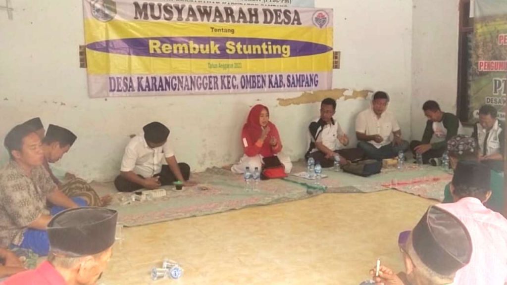 Sinergitas Pemdes Karang Nangger Tekan Stunting