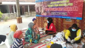 Gandeng Nakes, Pemdes Napo Daya Scrining PTM