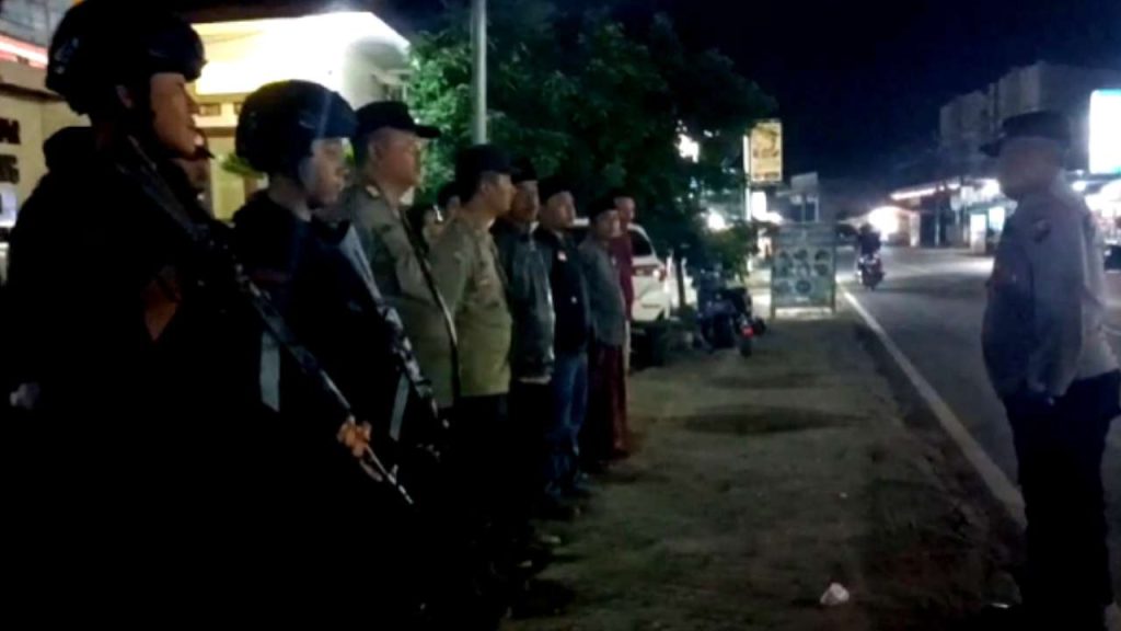 Tiga Pilar Omben Gelar Patroli Cipkon Siskamtibmas