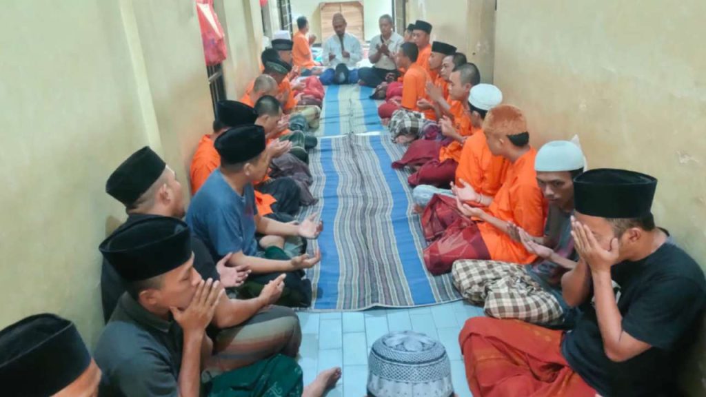 Penghuni Tahanan Polres Sumenep Diberi Pesan Moral