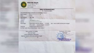 Terkuak Dugaan Pemalsuan Suket Sakit Oknum Kepsek di Omben
