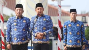 Bupati-Wabup Sampang Pamitan Ke ASN Saat HUT Korpri