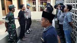 Pengamanan Natal, Polsek Omben Libatkan Personel TNI