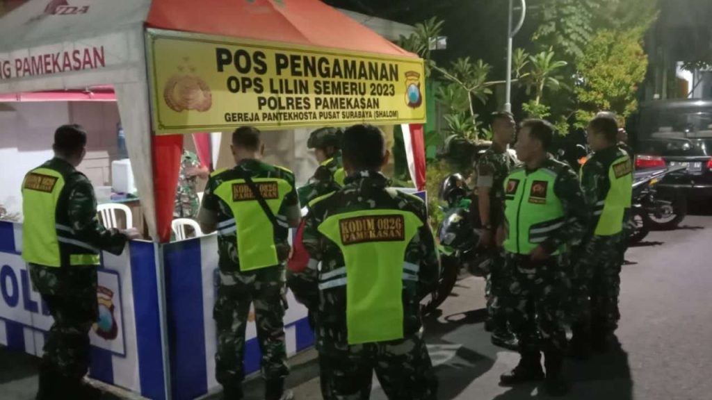 Kodim 0826 Pamekasan Giat Patroli Pengamanan Natal