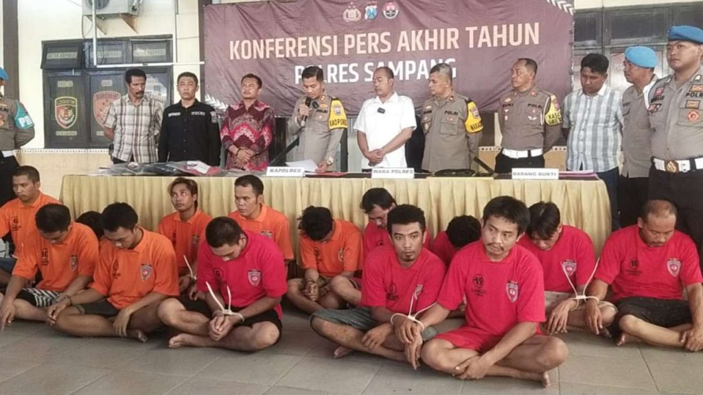 Selama 2023, Angka Kasus Kriminal di Sampang Meningkat