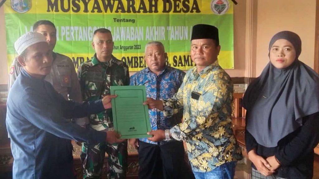 Musdes LPJ APBDEs Tambak, Ungkap Transparansi Sisa Anggaran