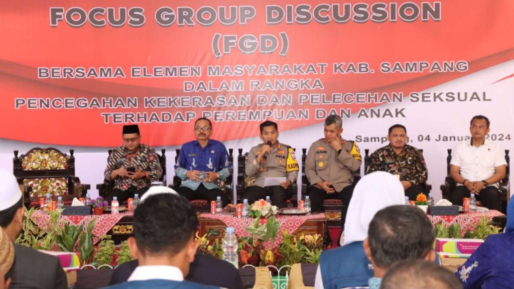 Polres Sampang Gelar FGD, Komitmen Bersama Cegah Kekerasan Seksual