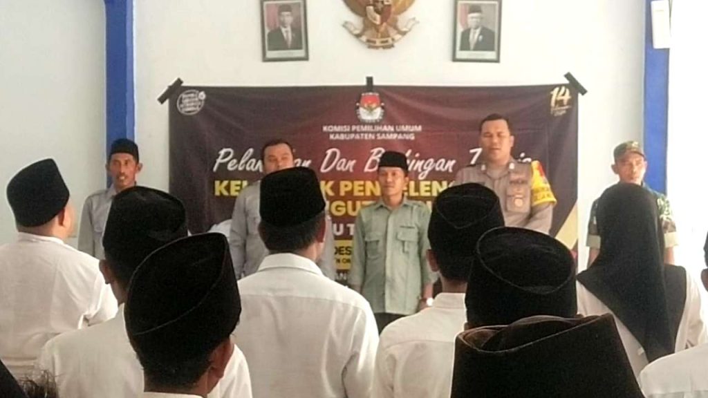 1.673 KPPS se-Kecamatan Omben Sampang Resmi Dilantik