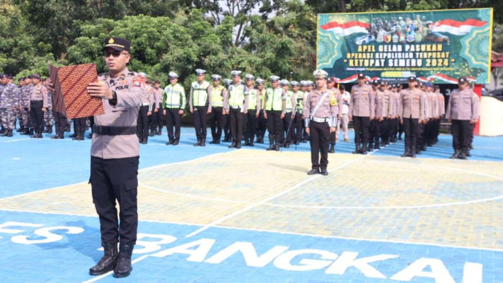Personel Gabungan di Bangkalan Siap Amankan Lebaran 2024