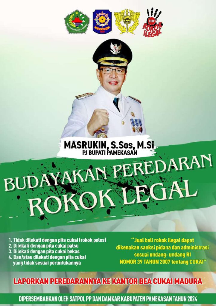 Pemkab Pamekasan: Budayakan Peredaran Rokok Legal
