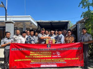 Lapas Narkotika kelas IIA silaturahmi dengan para purna bhakti