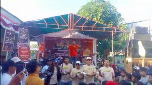 Jalan – jalan sehat bentuk ikhtiar PPK Galis untuk tidak golput