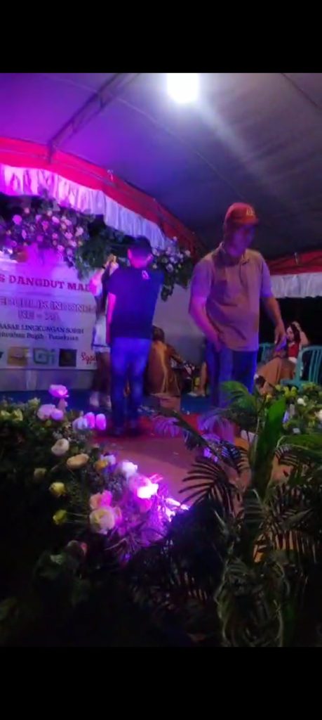 Masyarakat Kampung sobih Sambut kemerdekaan dengan Kontes Dangdut Madura