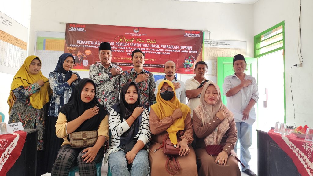 PPS Desa Konang tetapkan DPSHP 4399 untuk Pilkada 2024
