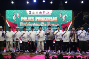 Kalapas Narkotika Pamekasan hadiri Polres bersholawat