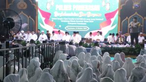 Polres Pamekasan ademkan wilayahnya dengan sholawat dan doa bersama