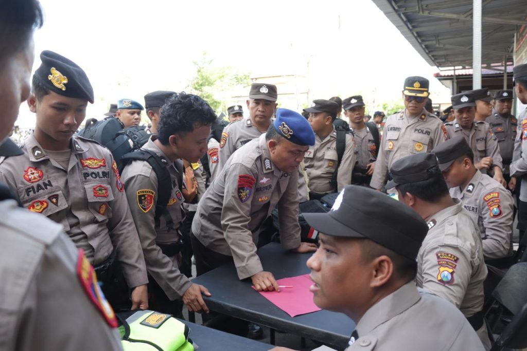 Ratusan Personel Polres Sampang Jalani Pemeriksaan Kesehatan Jelang Pengaman TPS Pilkada 2024