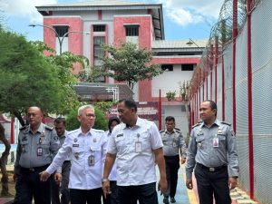 Lapas Narkotika Kelas IIA Pamekasan Didatangi Direktur Kepatuhan Internal Direktorat Jenderal Pemasyarakatan