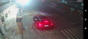 Pegandol Kotak Amal Di Pamekasan Kendarai mobil Civic