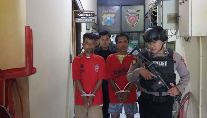 Satreskrim Polres Sampang Amankan 2 Warga Omben