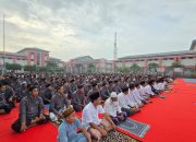 Wakil Ketua PCNU Pamekasan Pimpin Sholat Idul Fitri Dalam Lapas Narkotika