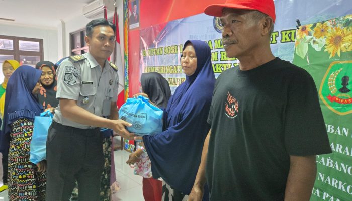 Lapas Narkotika Pamekasan Peringati Hari Bhakti Pemasyarakatan Dengan Bhakti Sosial