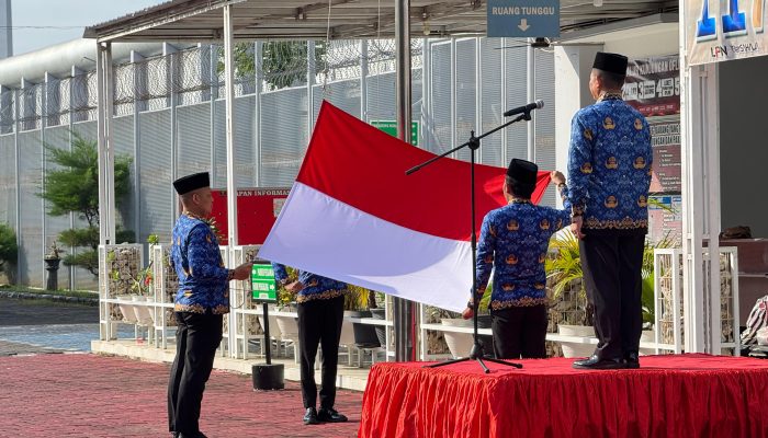 Lapas Narkotika Pamekasan Peringati Harkitnas dengan Upacara Bendera