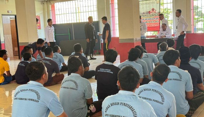 Cegah Peredaran Narkoba, Lapas Narkotika Pemekasan Tes urine 27 WBP