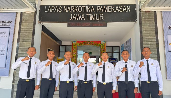 Lapas Narkotika Pamekasan Tambah Anggota Baru dengan Tujuh CPNS Baru