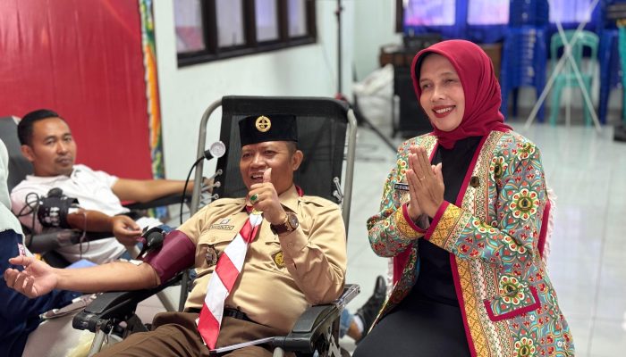 Lapas Narkotika Pamekasan Rayakan HUT RI ke 80 dengan Donit Darah