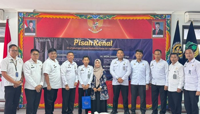 Penuh Haru, Lapas Narkotika Pamekasan Gelar Pisah Kenal Pegawai