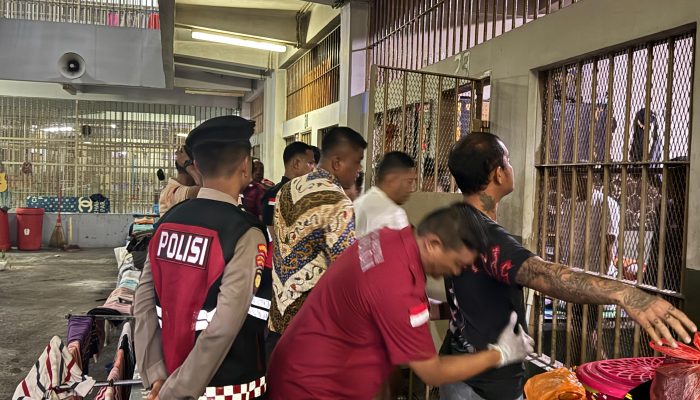 Lapas Narkotika Pamekasan Gelar Razia Gabungan