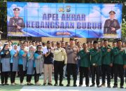 Kapolres Sumenep Kobarkan Semangat Persatuan di Apel Akbar Kebangsaan Buruh