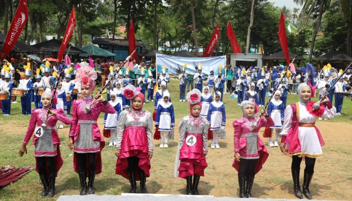Festival Drumband di Dreampark Desa Gagah Jadi Ajang Unjuk Bakat
