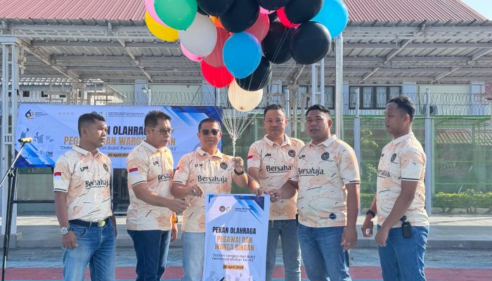 Lapas Narkotika Pamekasan Peringati Hari Bhakti Pemasyarakatan ke 62 dengan Pekan Olahraga