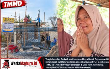 Tangis Haru Pecah, Harapan Puluhan Tahun Bapak Buyan Punya Rumah Layak Akhirnya Terjawab Lewat TMMD